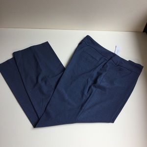 Roz & Ali blue dress pants, new, 32” inseam, 16W